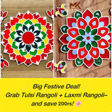 LAXMI PUJA RANGOLI ART