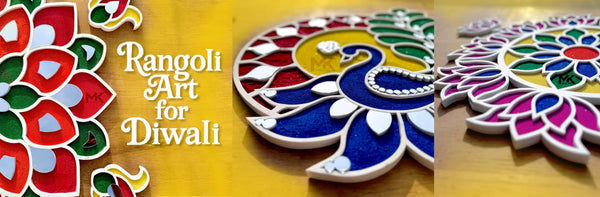 Buy Beautiful Rangoli Art Online| Portable & Reusable Rangoli Designs for Every Festival