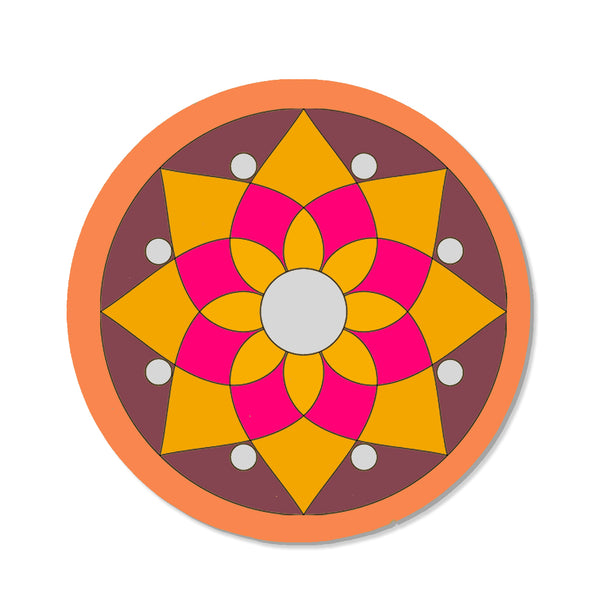 MDF PRE MARKED MANDALA 6