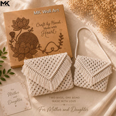 Macrame Duo set of mother and daughter