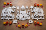 Gajlaxmi Rangoli Art