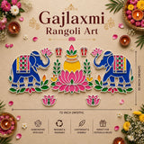 Gajlaxmi Rangoli Art