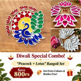 Peacock Rangoli Art