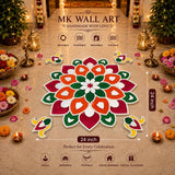 Tulsi Vivah Rangoli Art