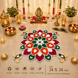 Tulsi Vivah Rangoli Art