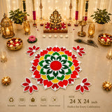 LAXMI PUJA RANGOLI ART