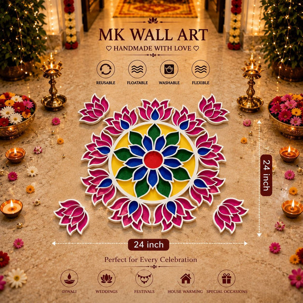 Govardhan Puja Rangloli Art