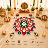 Tulsi Vivah Rangoli Art