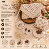 Macrame Duo Set Of Mother And Daughter