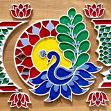 Laabh pacham rangoli mat - light weight washable flexible flotable