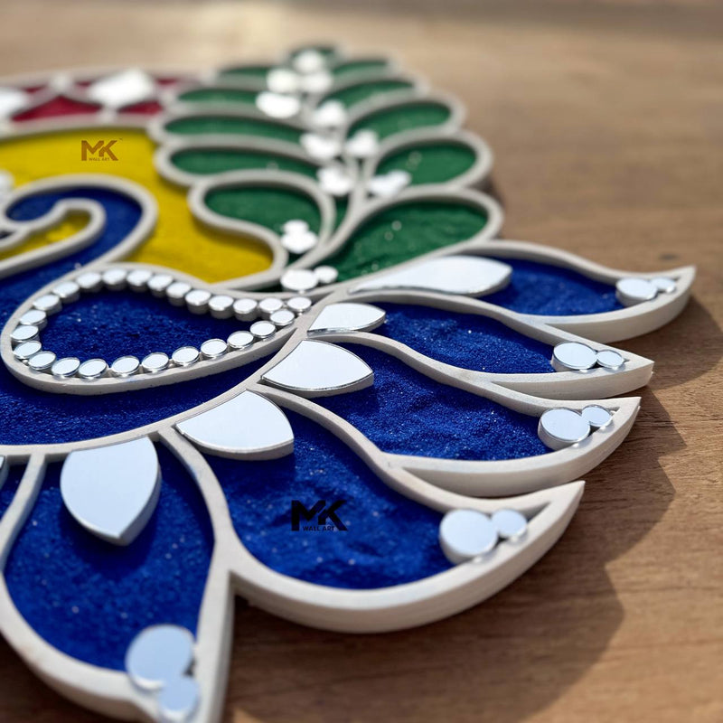 RANGOLI ART, RANGOLI DESIGNS, RANGOLI, DIWALI DECORATION, DIWALI , GIFT, PEACOCK