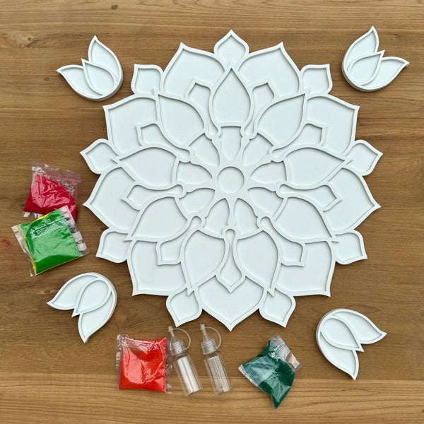 BHAIDOOJ RANGOLI ART (free all colours with 2 bottles)