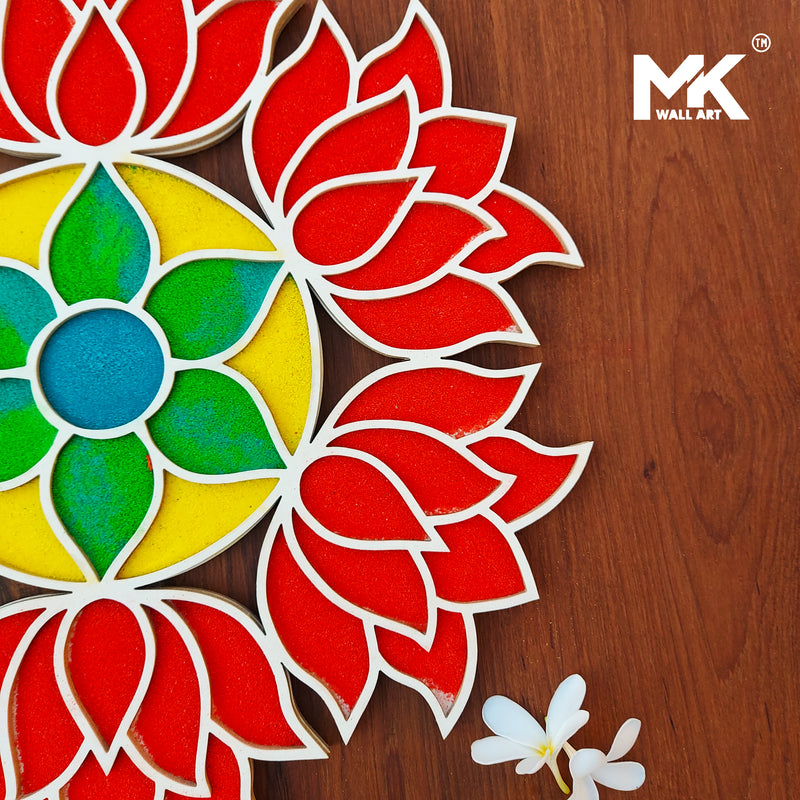 PRAKRITI RANGOLI ART(free all colours with 2 bottle)