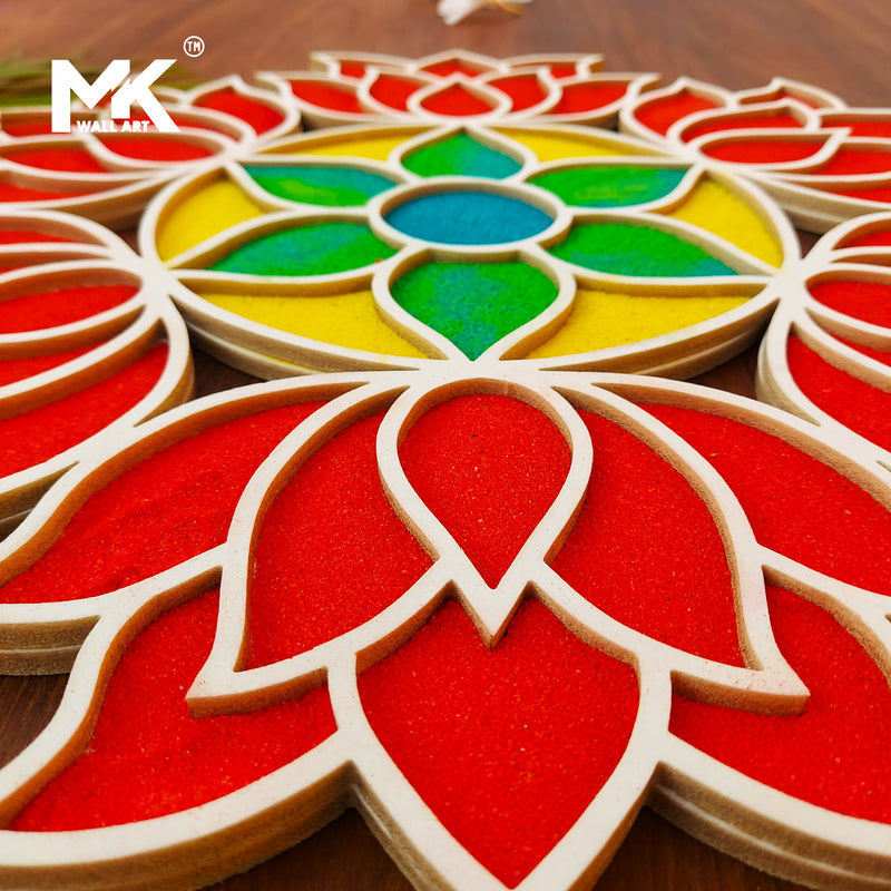 PRAKRITI RANGOLI ART(free all colours with 2 bottle)