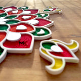 Rangoli mat for festival decoration