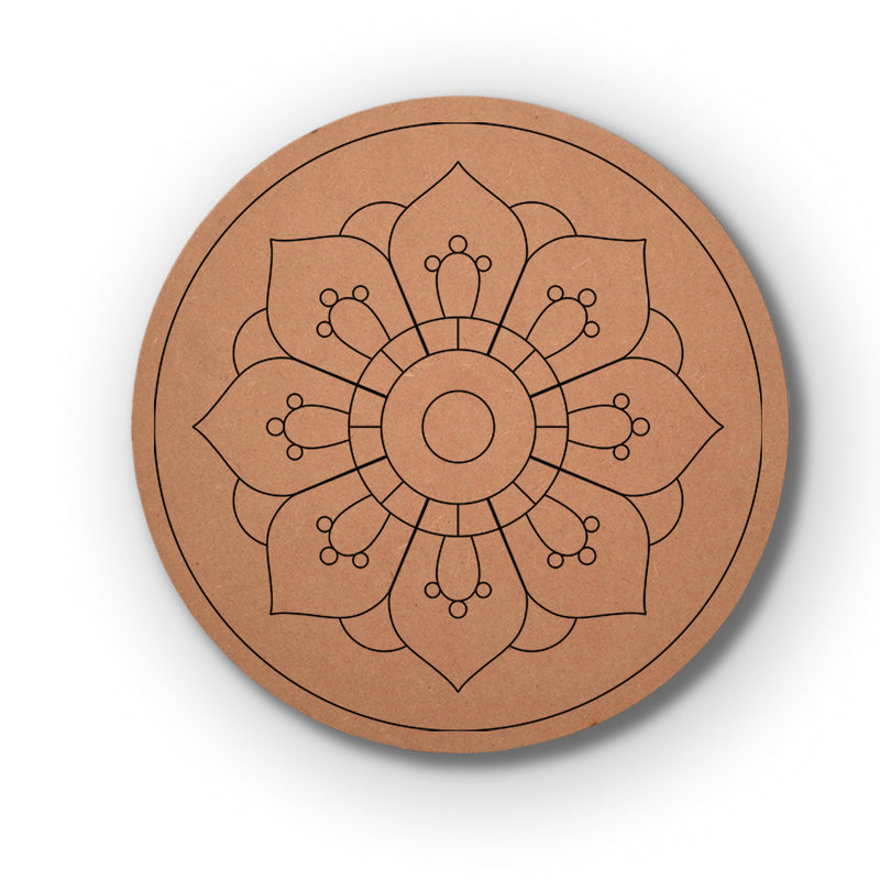 MDF PRE MARKED MANDALA 1