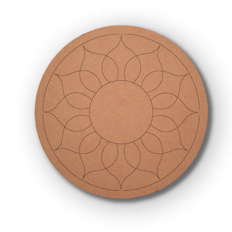 MDF PRE MARKED MANDALA 4