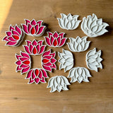 Lotus Border Combo Of 8
