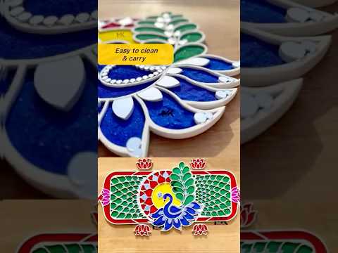 rangoli art, rangoli design, handmade rangoli, rangoli patterns, traditional rangoli, rangoli for Diwali, festival rangoli, peacock rangoli, diwali, diwali decoration ideas, diwali gifts, diwali gifts, diwali sale offers,lights decoration.
“Handmade colorful rangoli design for Diwali festival decoration with mirror art”