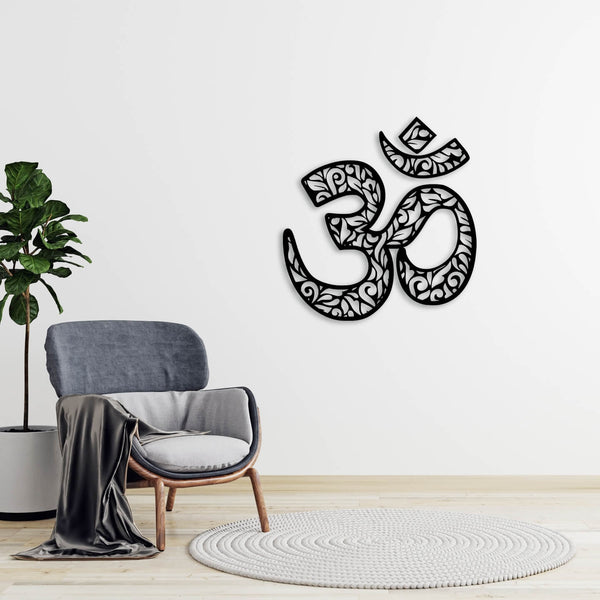 om, wallart, art, black,gift,home decoration